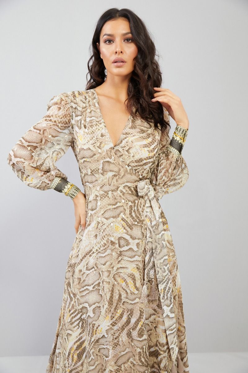 Tiger Pattern Kaftan