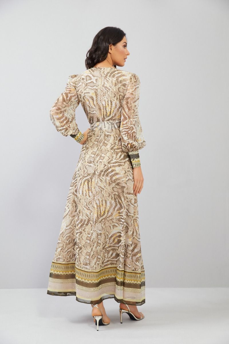 Tiger Pattern Kaftan