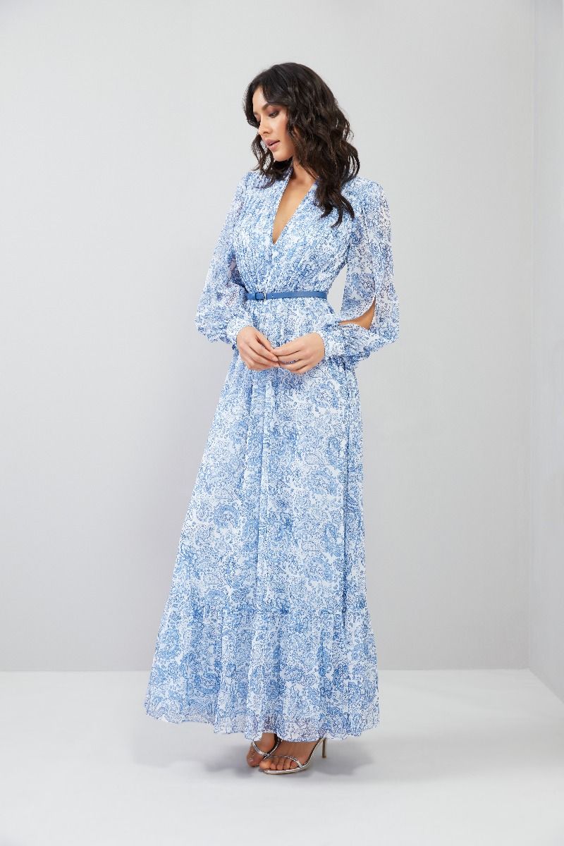 Long kaftan with long sleeve