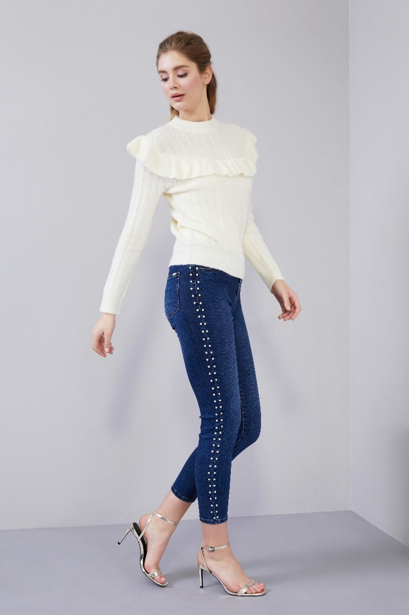 Side Studs Jeans