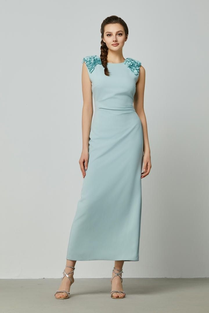 Ruffled shoulders Dress