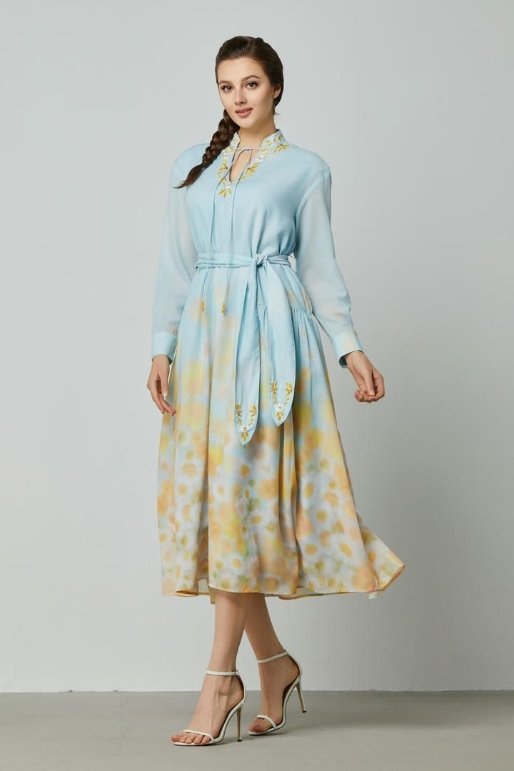Loose cut ombre dress