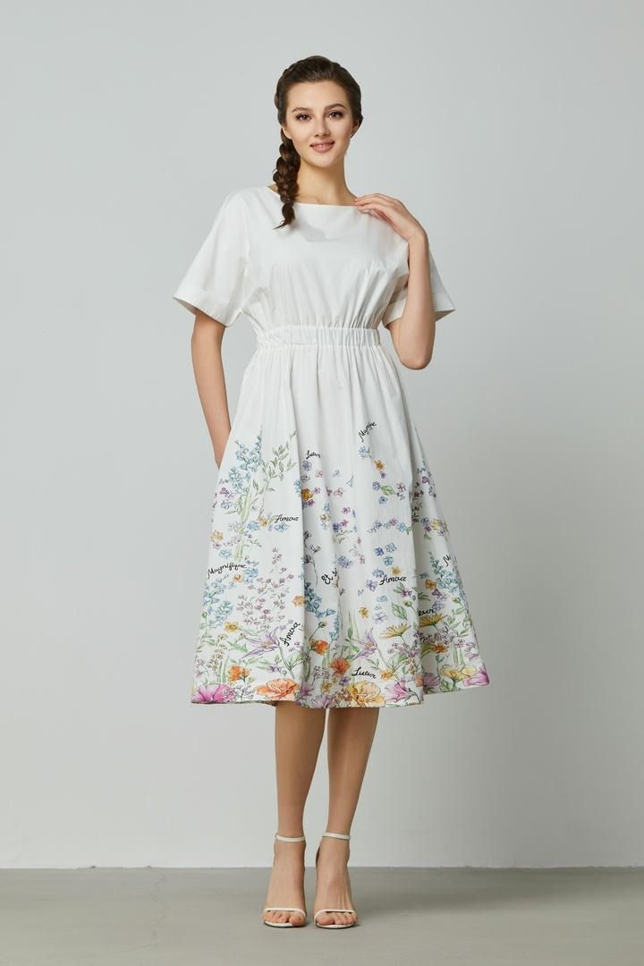Floral A-Line Dress