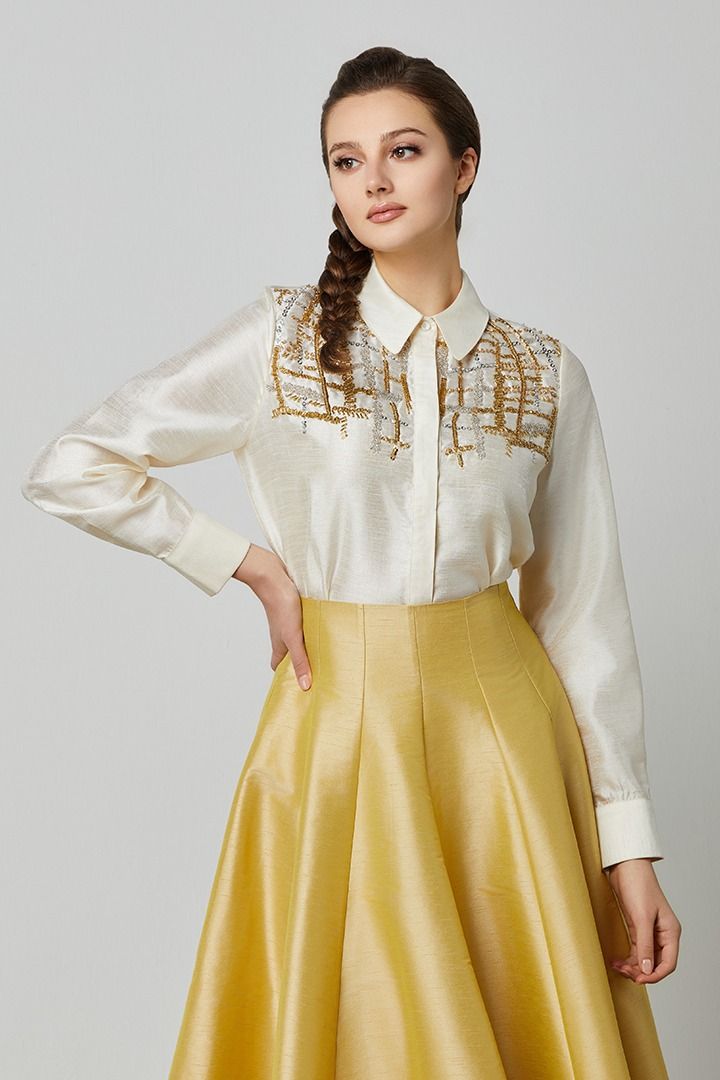 Elegant Embellishment Shirt