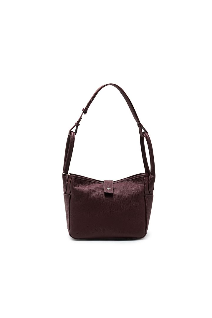 Leather Purple Hand Bag