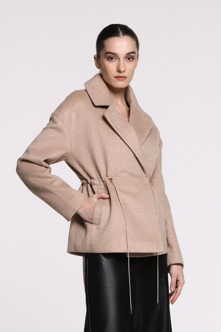 Collar Pockets Coat 